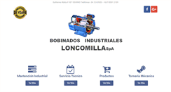 Desktop Screenshot of bobinadosloncomilla.cl