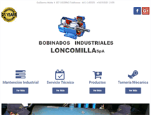 Tablet Screenshot of bobinadosloncomilla.cl